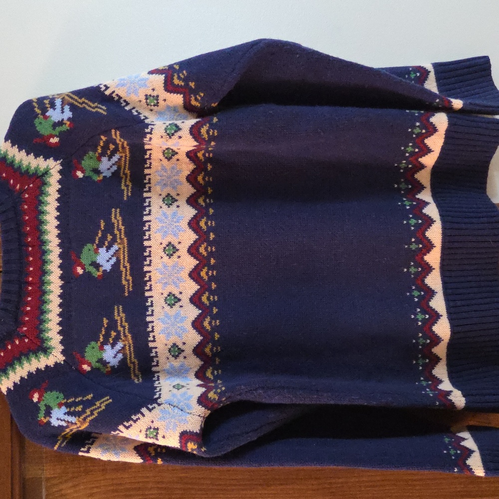 Keil James Patrick Beautiful Ski Sweater, Cozy Cabin, XS, Wool👌 - Picture 4 of 4